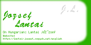 jozsef lantai business card